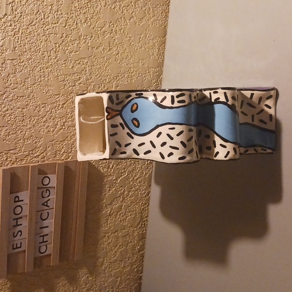 Snakes Ceramic Pottery Vase Art Hand Crafted Vintage #eshopchicago Snake Reptile - Picture 5 of 8